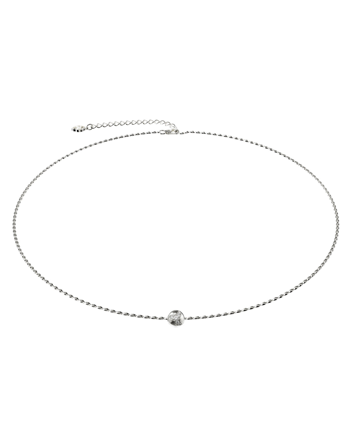 111 Dragon Ball Necklace — Silver — One Size