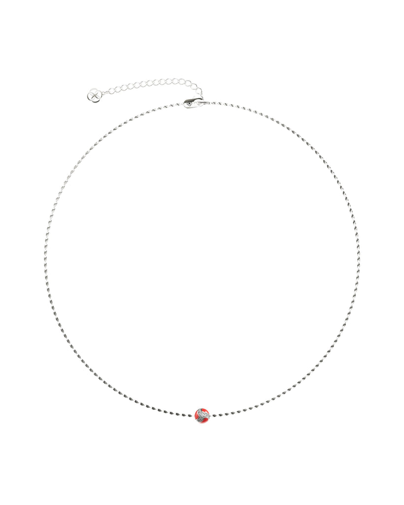 111 Dragon Ball Necklace — Red — One Size