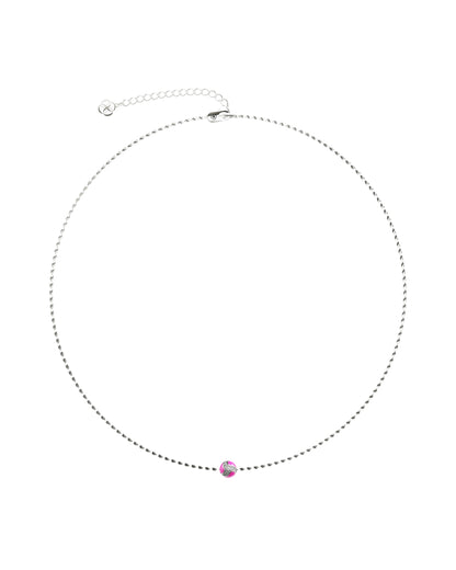 111 Dragon Ball Necklace — Pink — One Size