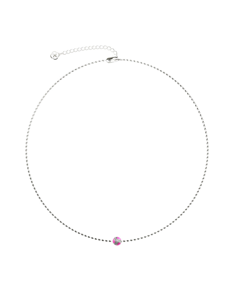 111 Dragon Ball Necklace — Pink — One Size