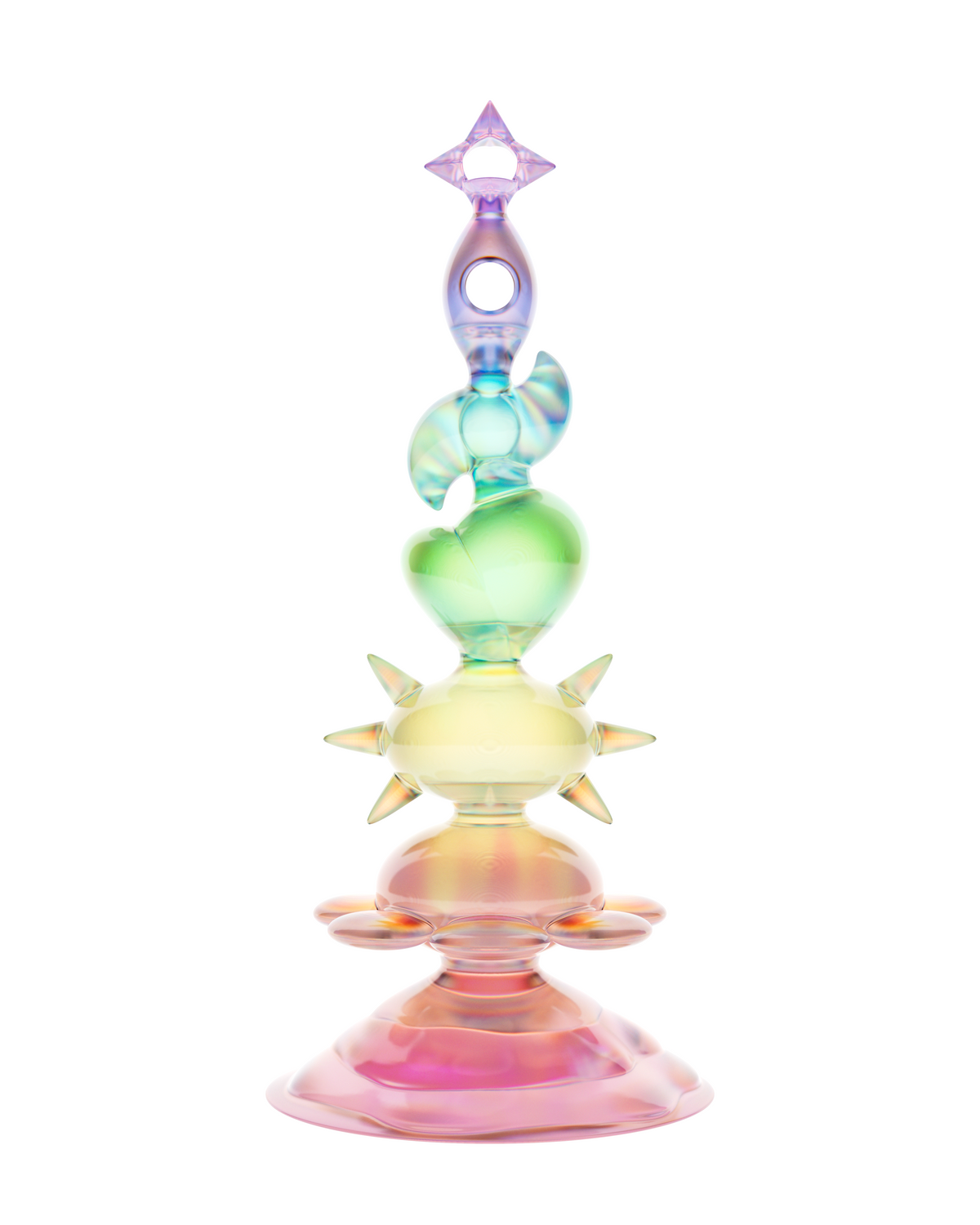 Rainbow Bridge Incense Holder — Rainbow — One Size