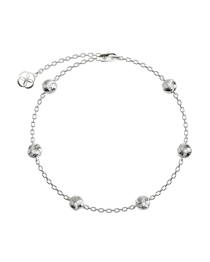 666 Dragon Ball Bracelet — Silver — One Size