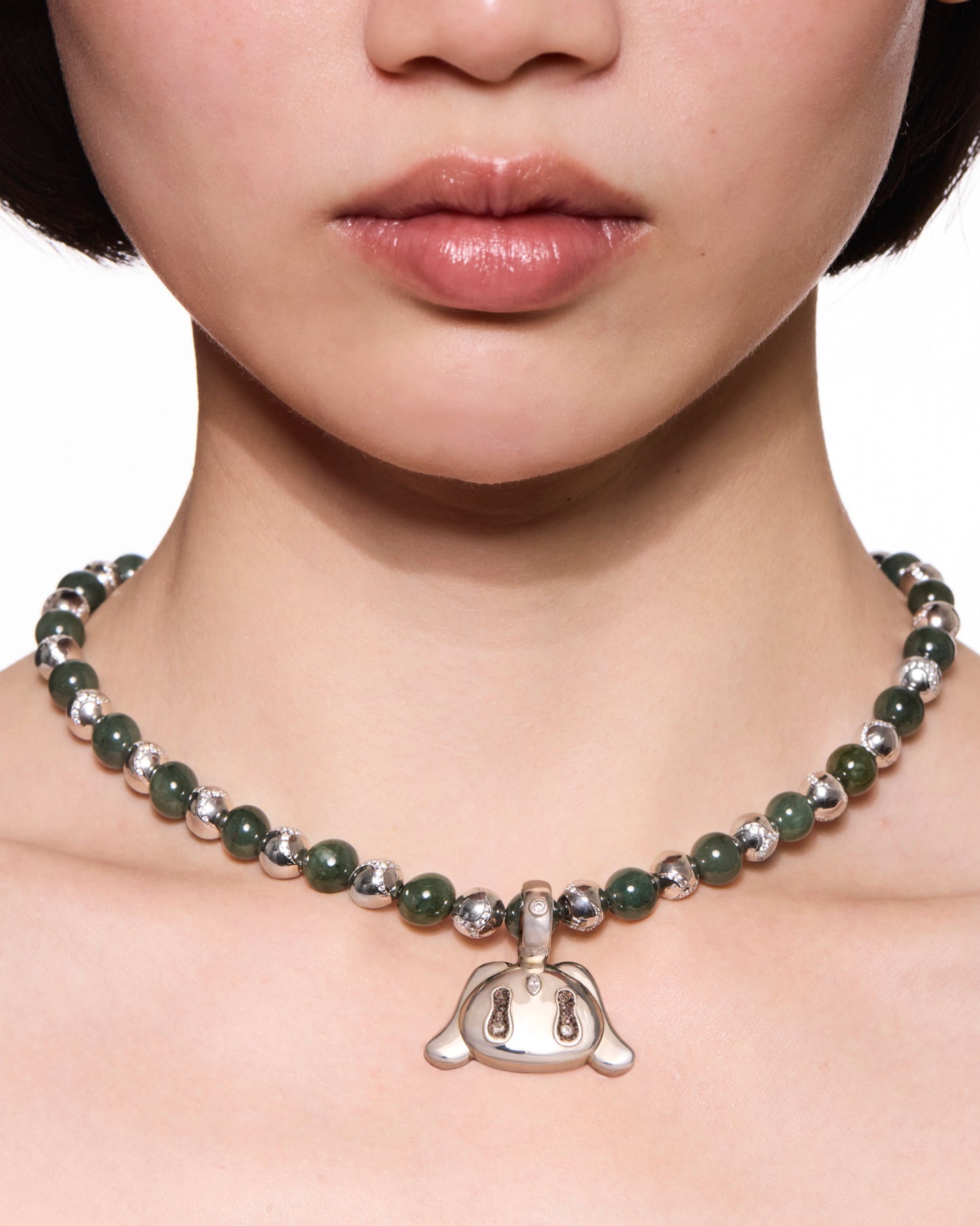Buda Pendant — Silver — Medium