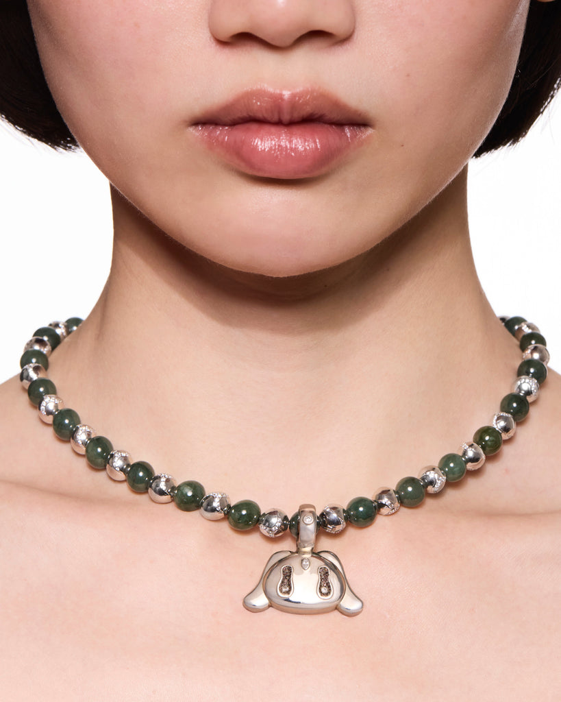 Buda Pendant — Silver — Medium