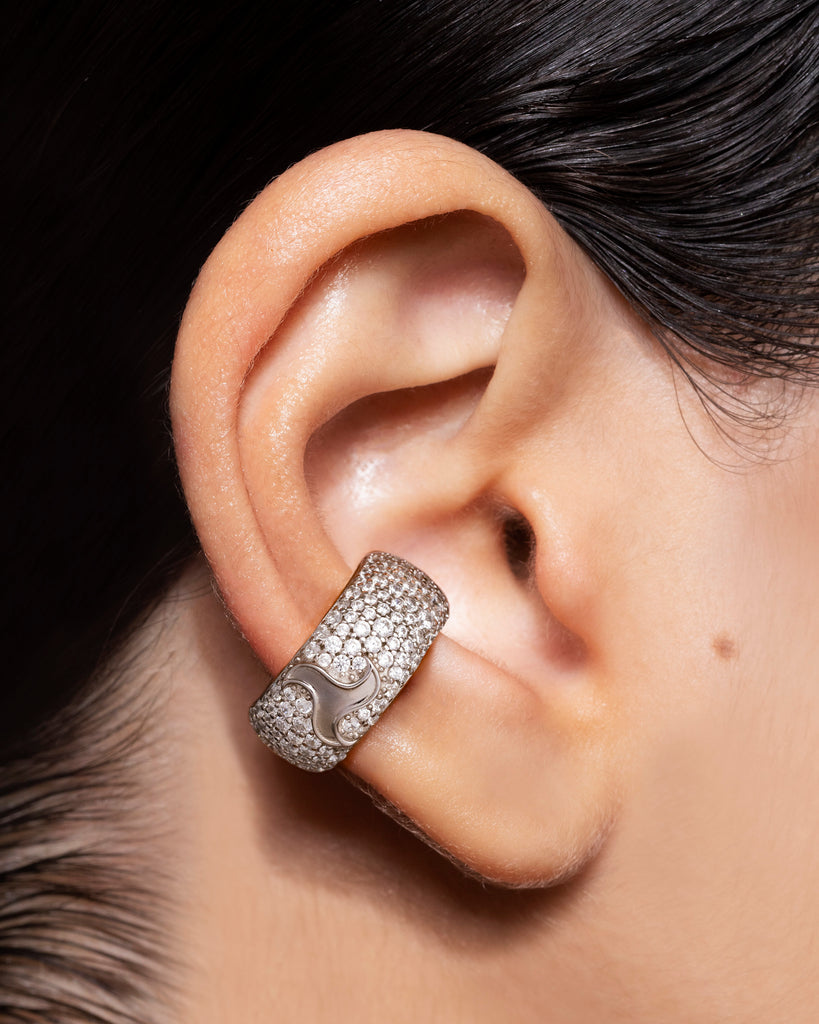 Drip Wheel Of Joy Ear Cuff