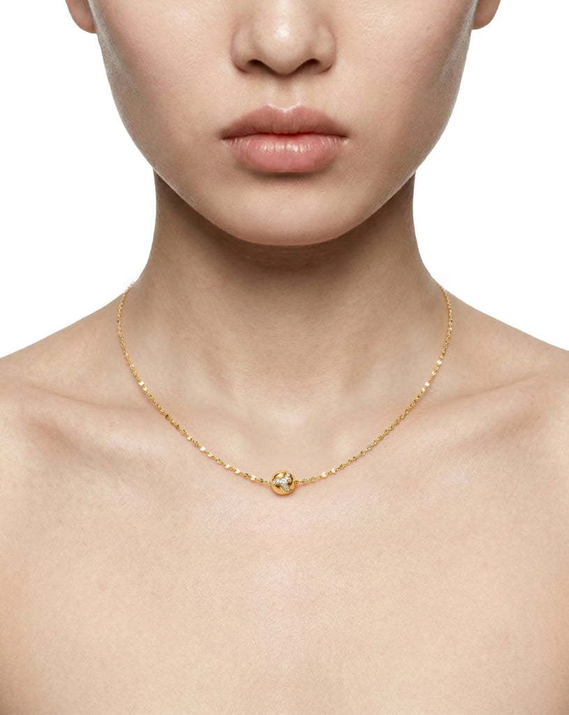 111 Dragon Ball Necklace — Gold — One Size