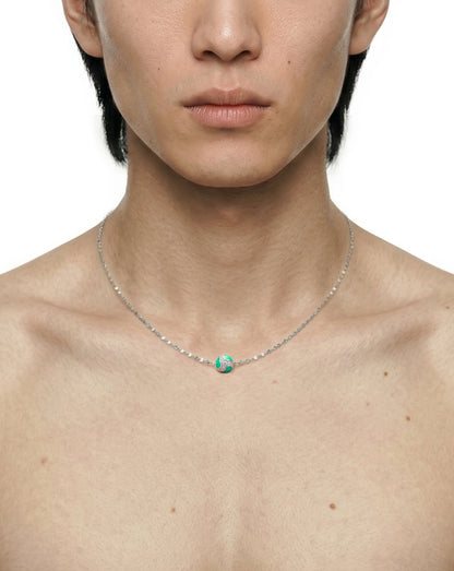111 Dragon Ball Necklace — Green — One Size
