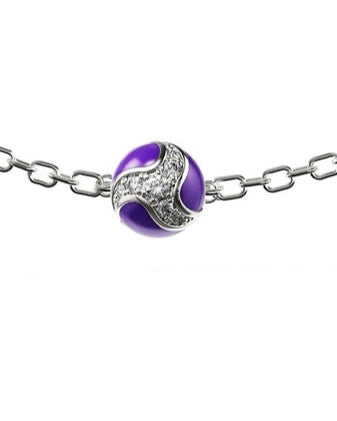 111 Dragon Ball Bracelet Purple