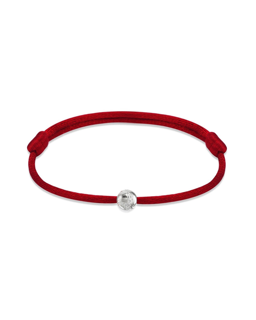 Dragon Ball Red Bracelet — Silver — One Size