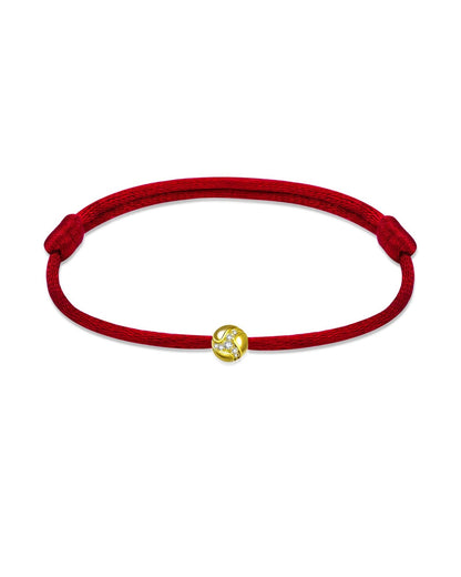 Dragon Ball Red Bracelet — Gold — One Size
