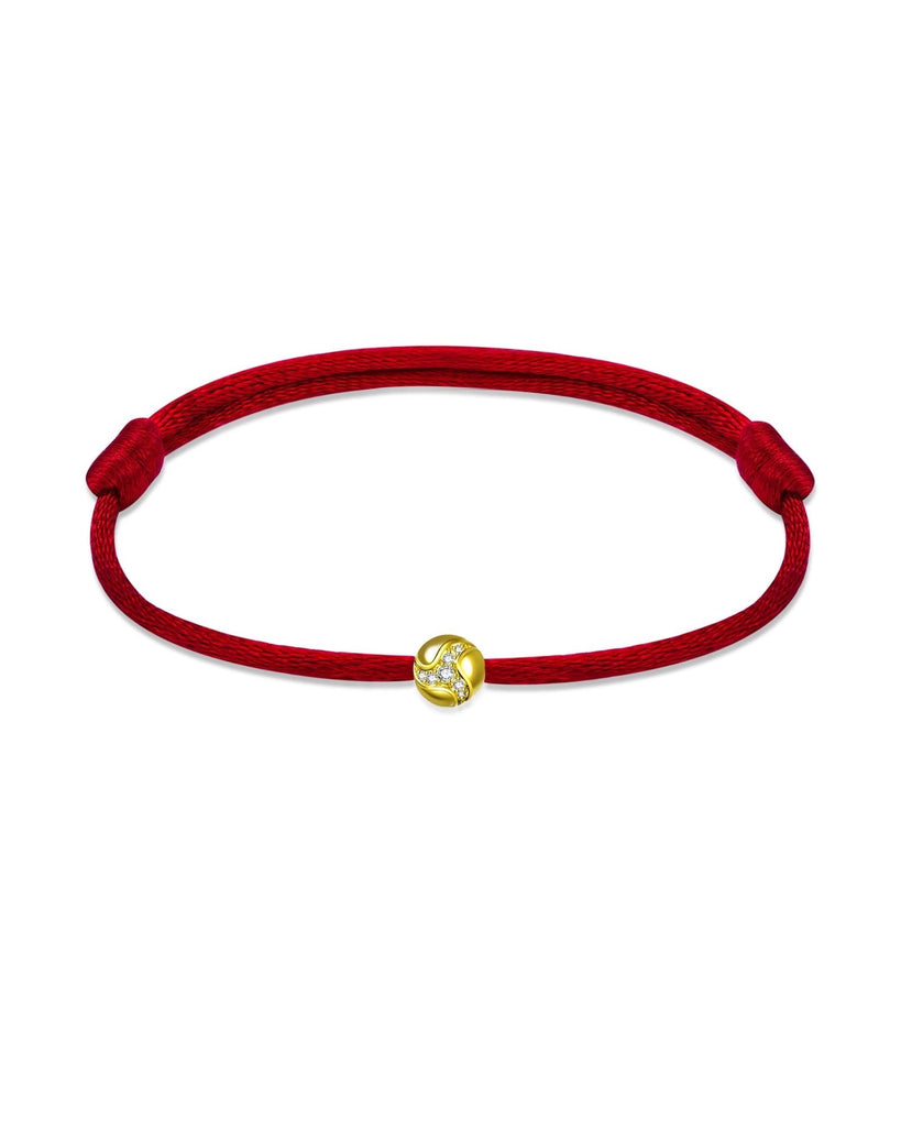 Dragon Ball Red Bracelet — Gold — One Size