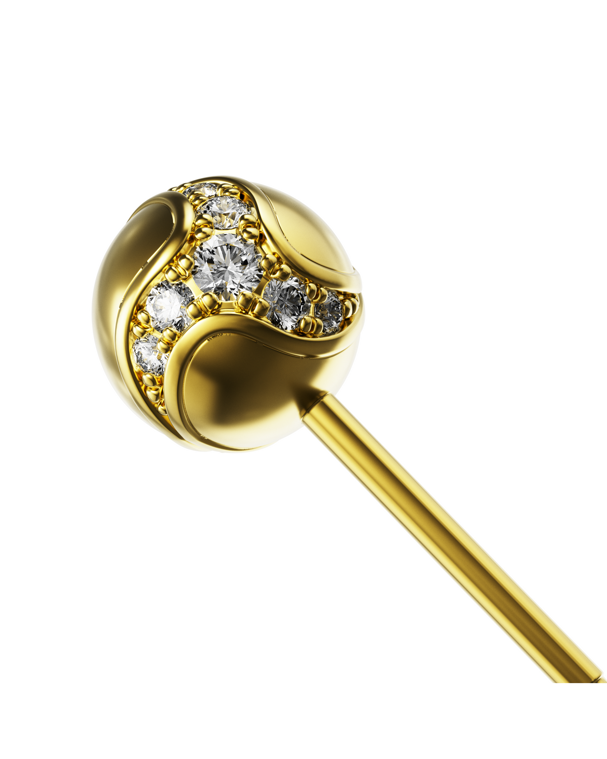 Dragon Ball Ear Stud Gold