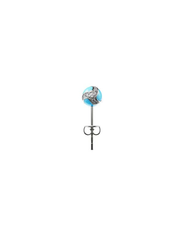 Dragon Ball Ear Stud — Blue — One Size