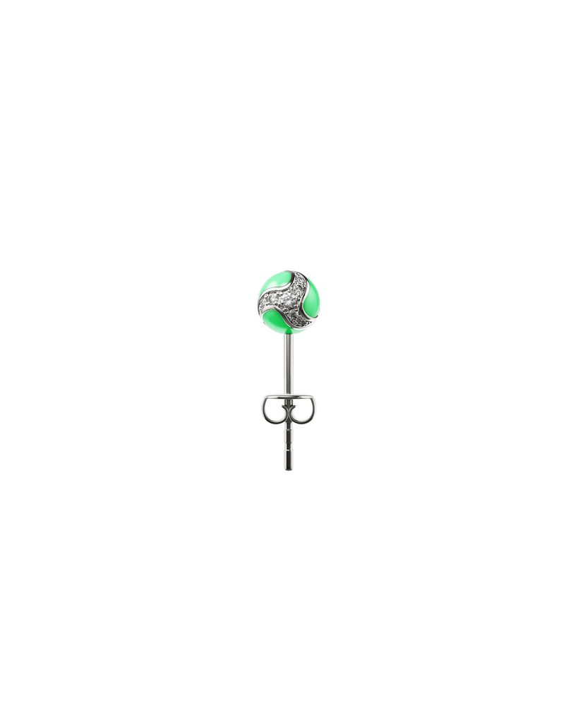 Dragon Ball Ear Stud — Green — One Size