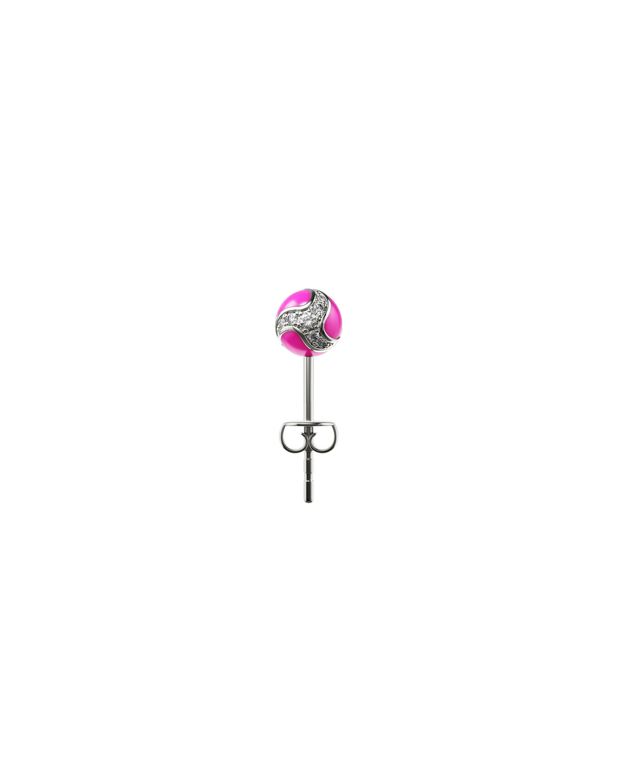 Dragon Ball Ear Stud — Pink — One Size