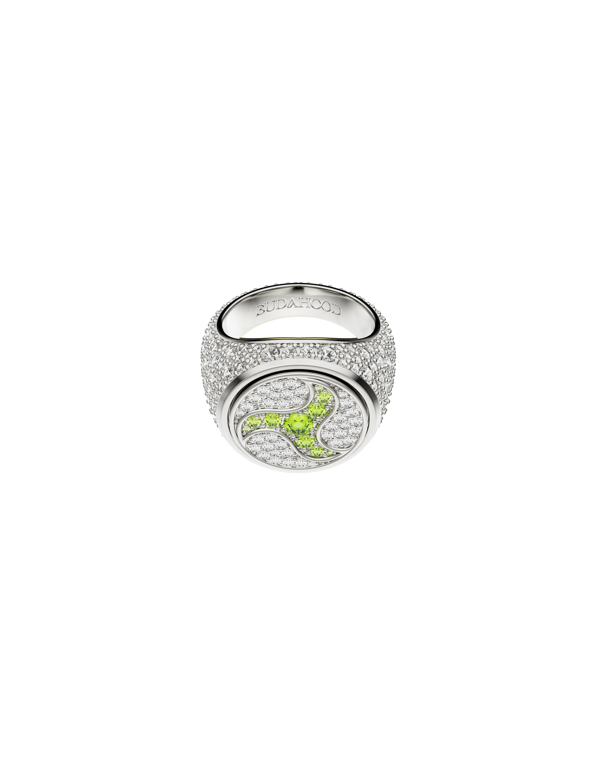 Drip Wheel Of Joy Spinning Ring — Silver — One Size