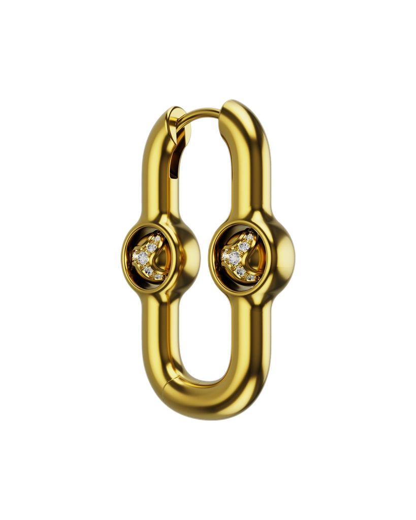Gate Of Joy Earrings — Gold — Small