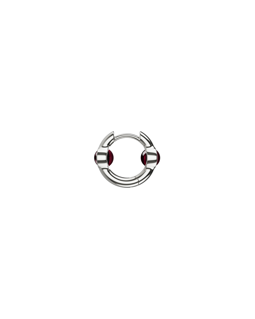 Portal Of Joy Earrings — Garnet — Mini