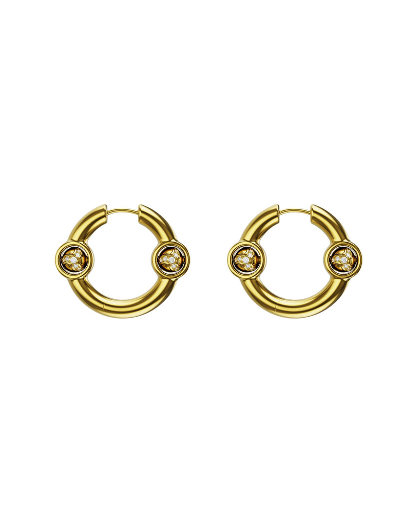 Portal Of Joy Earrings — Gold — Small