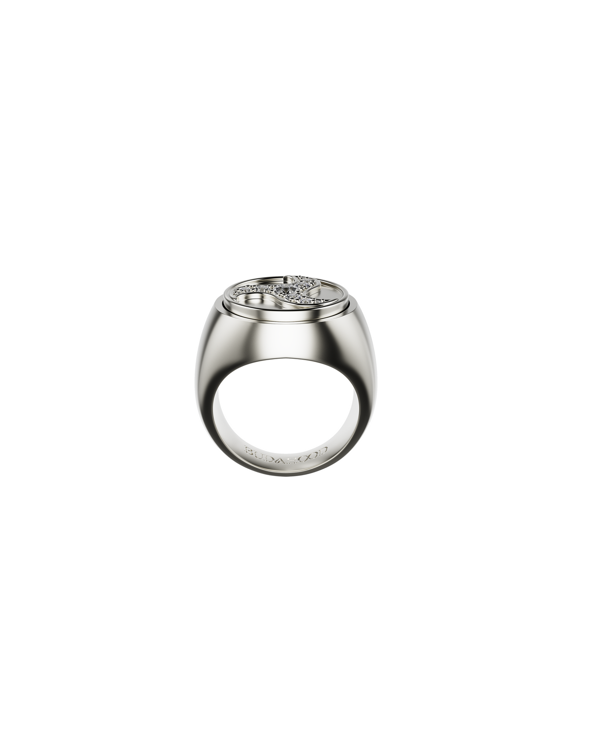 Wheel Of Joy Spinning Ring — Silver — One Size