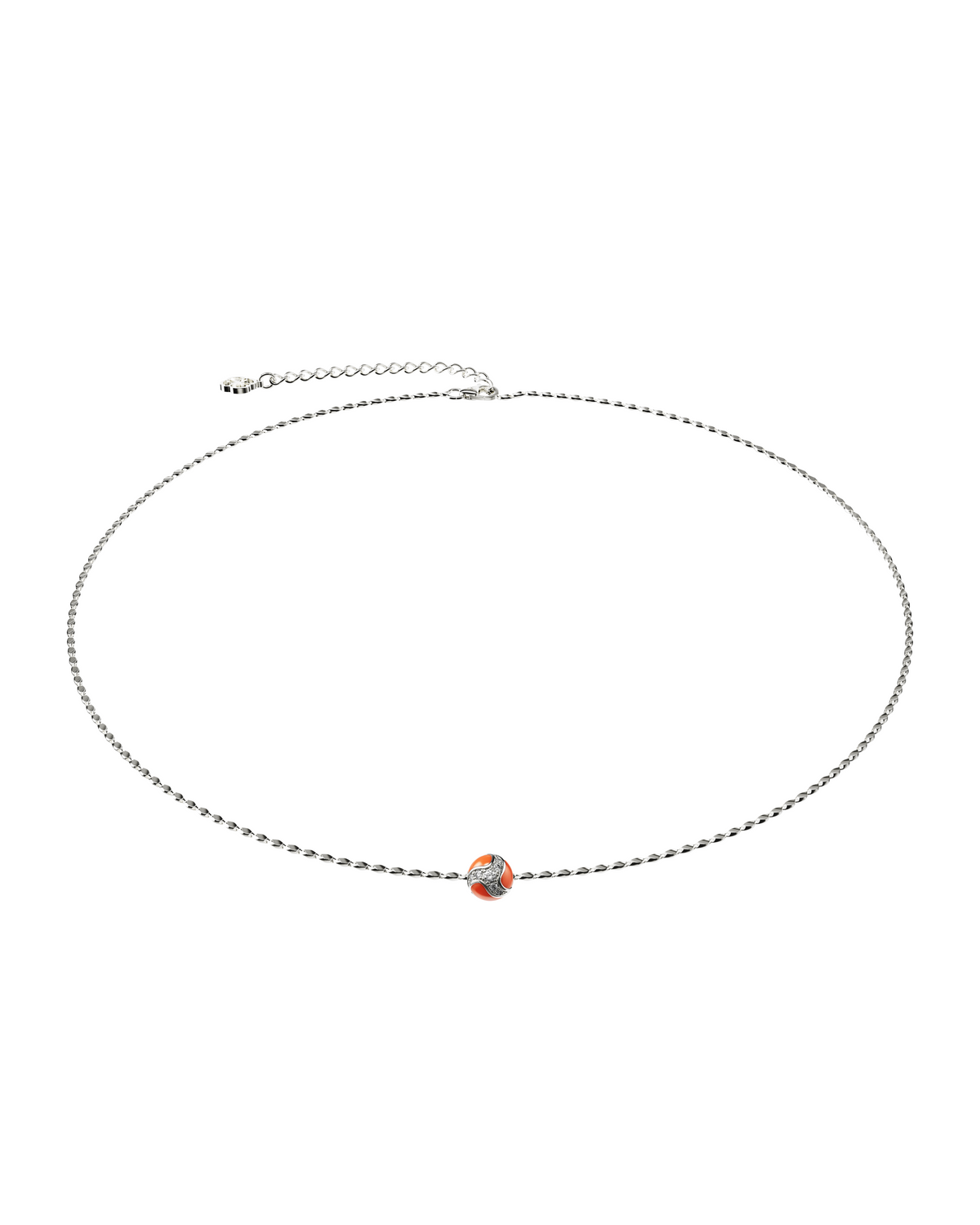 111 Dragon Ball Necklace — Orange — One Size