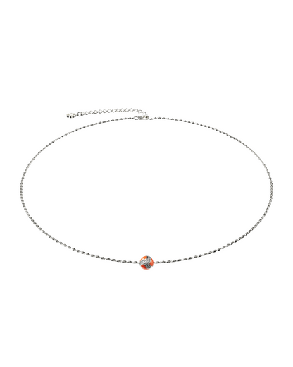 111 Dragon Ball Necklace — Orange — One Size