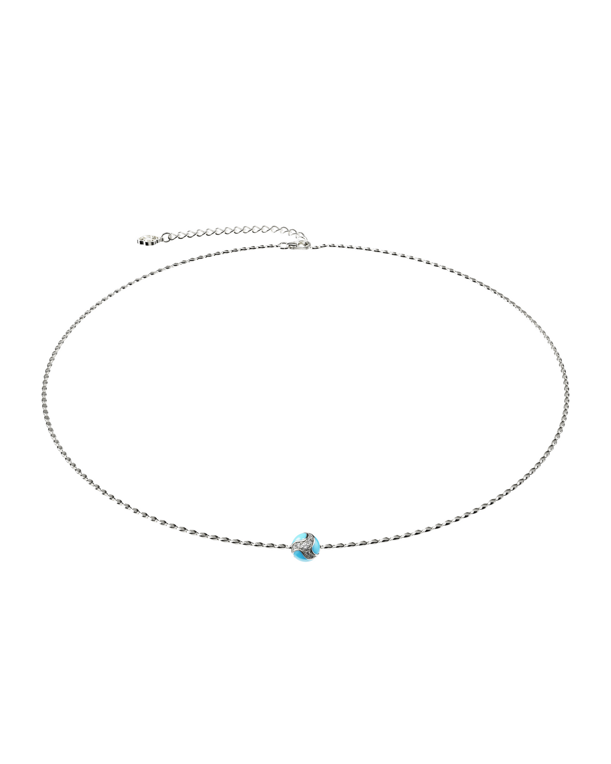 111 Dragon Ball Necklace — Blue — One Size