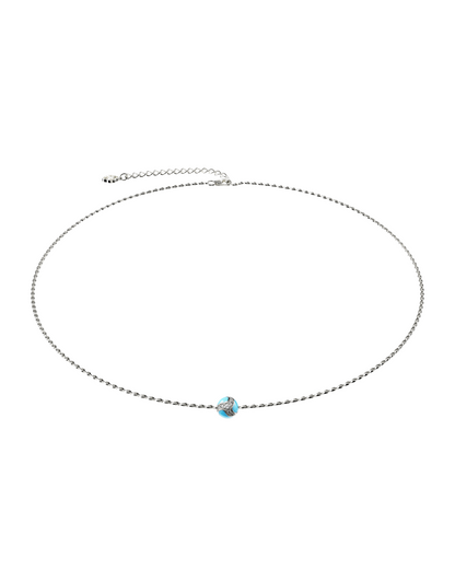 111 Dragon Ball Necklace — Blue — One Size