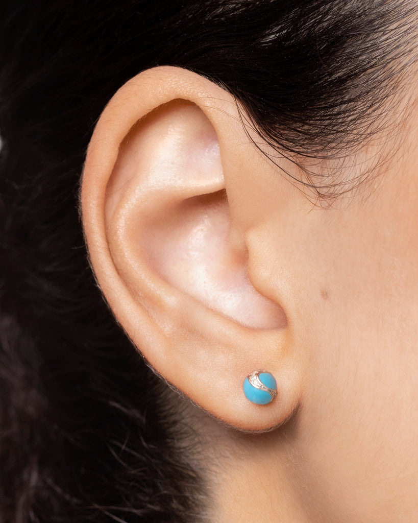 Dragon Ball Ear Stud Blue