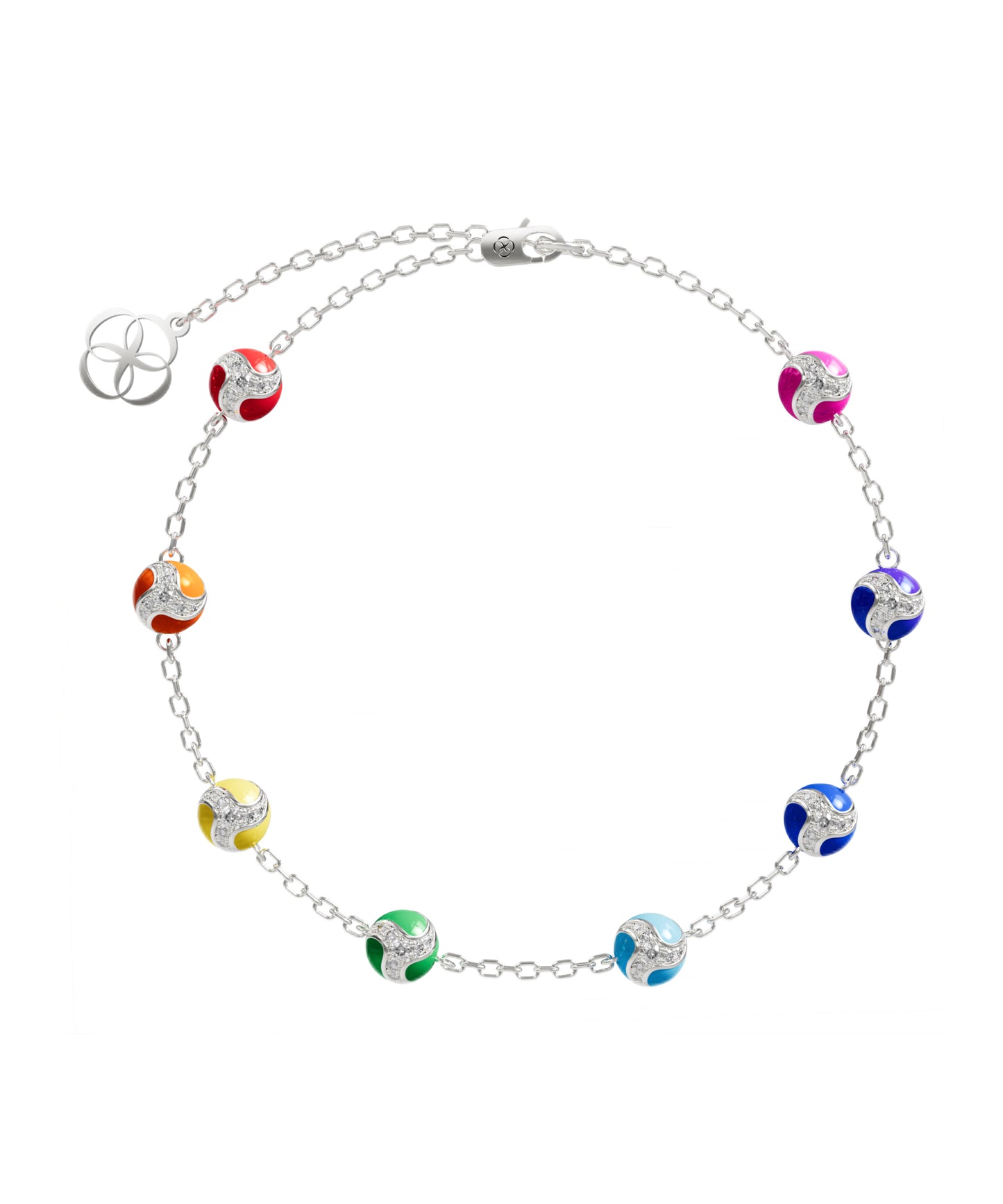 888 Rainbow Dragon Ball Bracelet_front _1