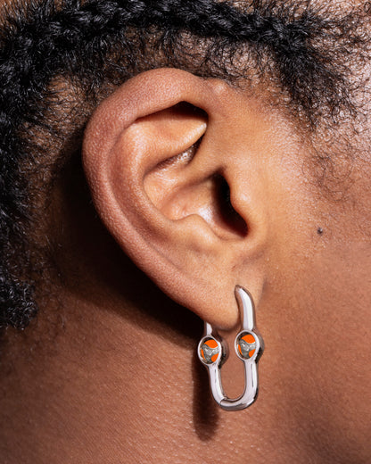 Gate Of Joy Earrings Orange Small