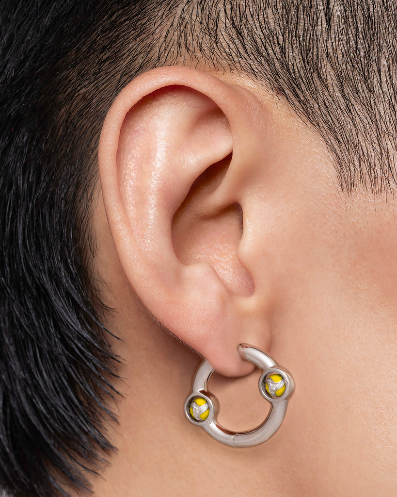 Portal Of Joy Earrings Yellow Small