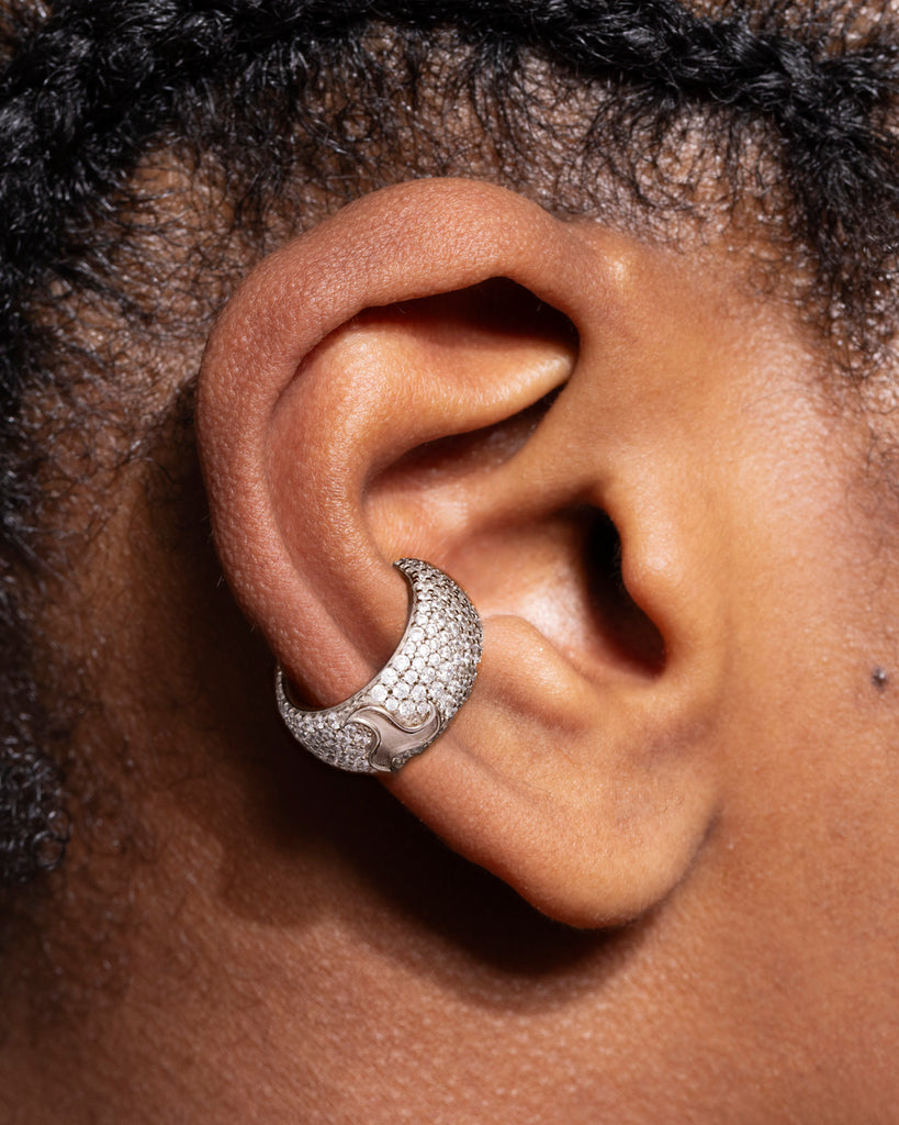 Drip Wheel Of Joy Ear Cuff