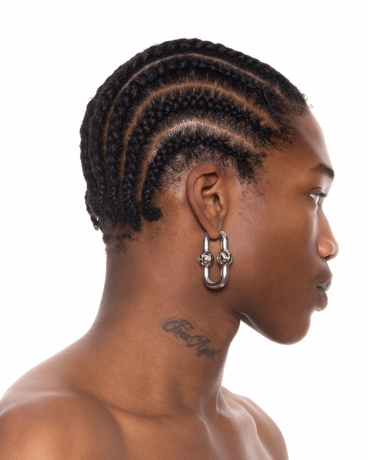 Gate_Of_Joy_Earrings__Silver_Large_model_side__2