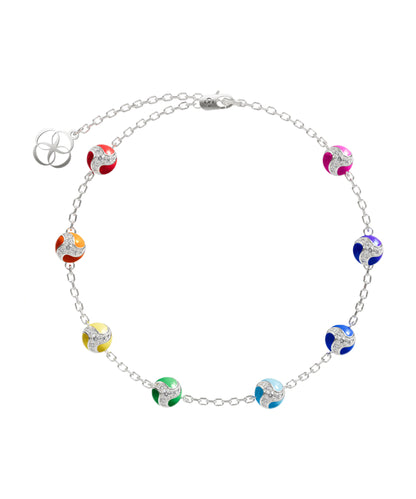 888 Rainbow Dragon Ball Bracelet