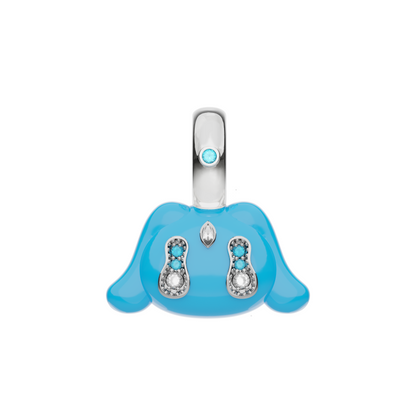 Mini Buda Pendant Blue
