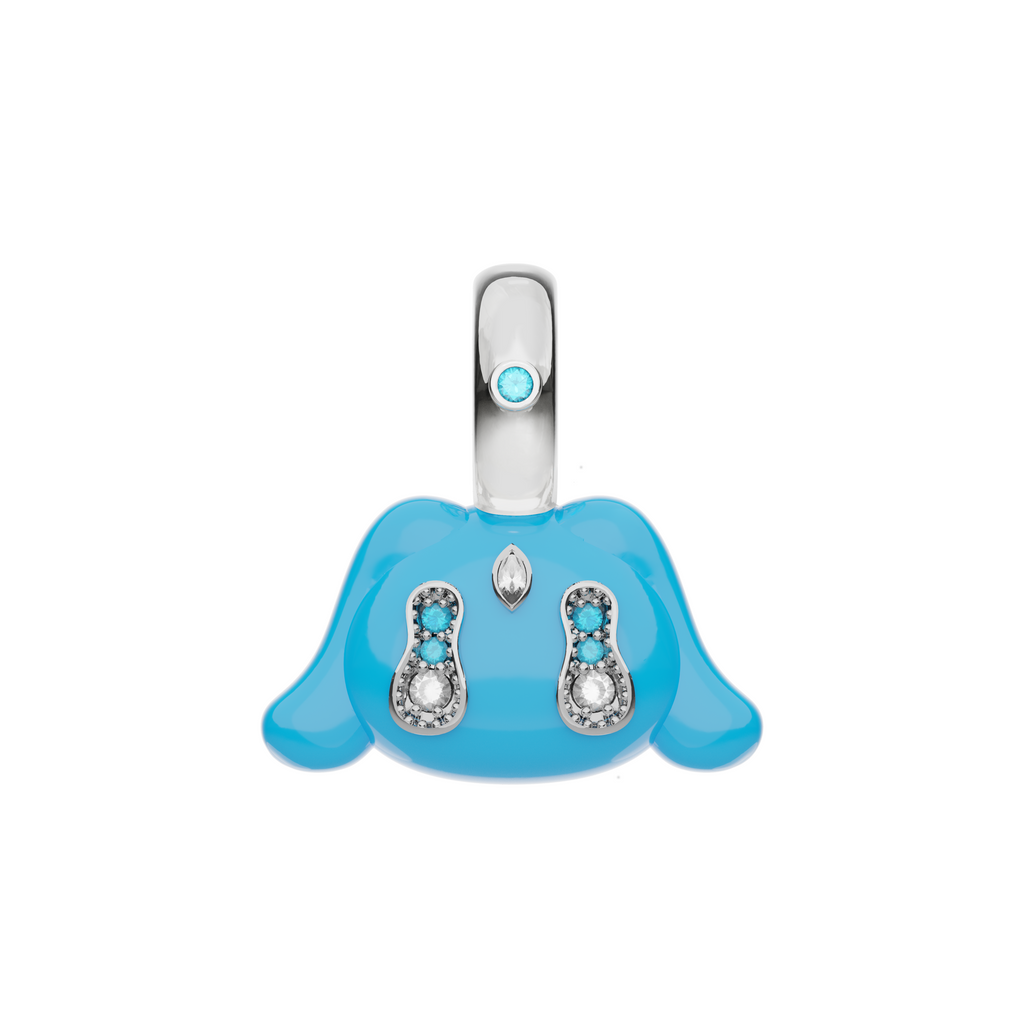 Mini Buda Pendant Blue