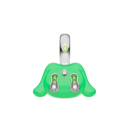 Mini Buda Pendant Green
