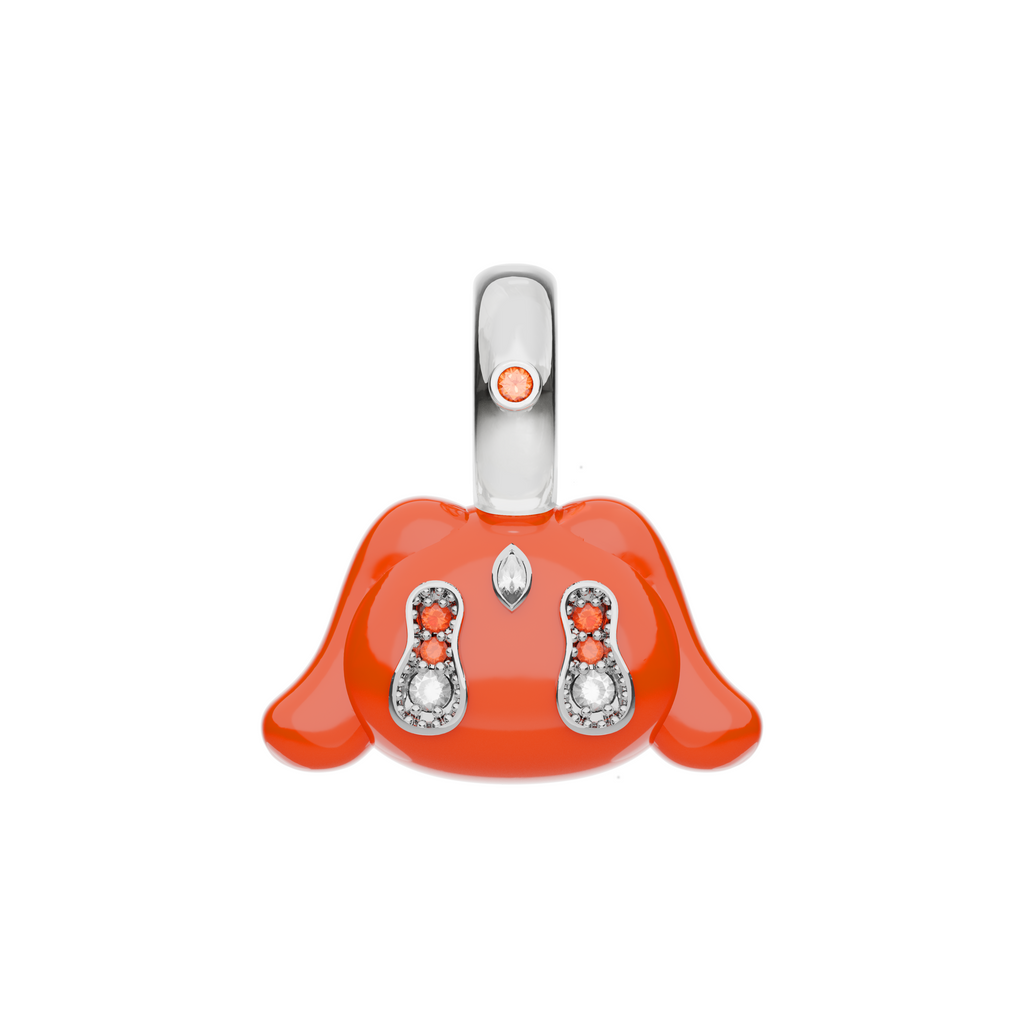 Mini Buda Pendant Orange
