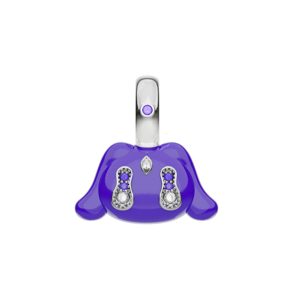 Mini Buda Pendant Purple