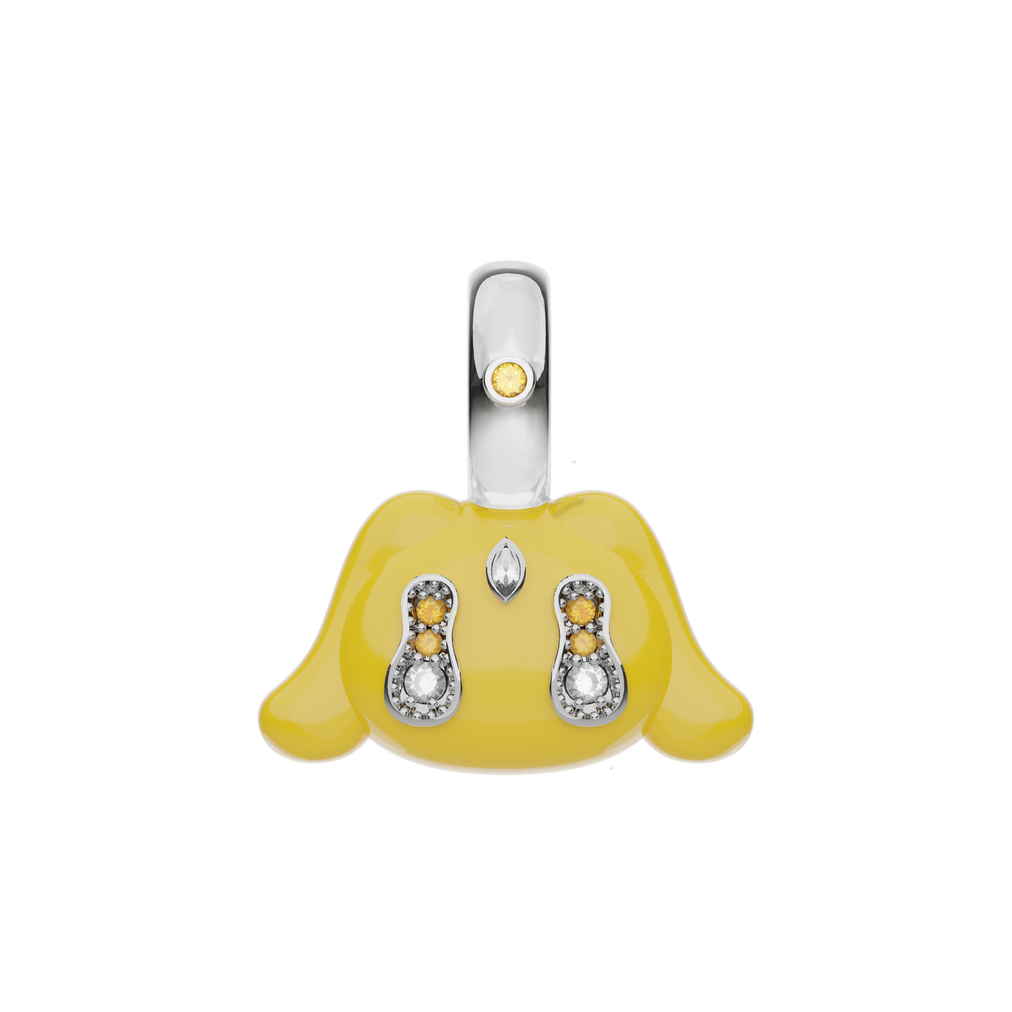 Mini Buda Pendant Yellow