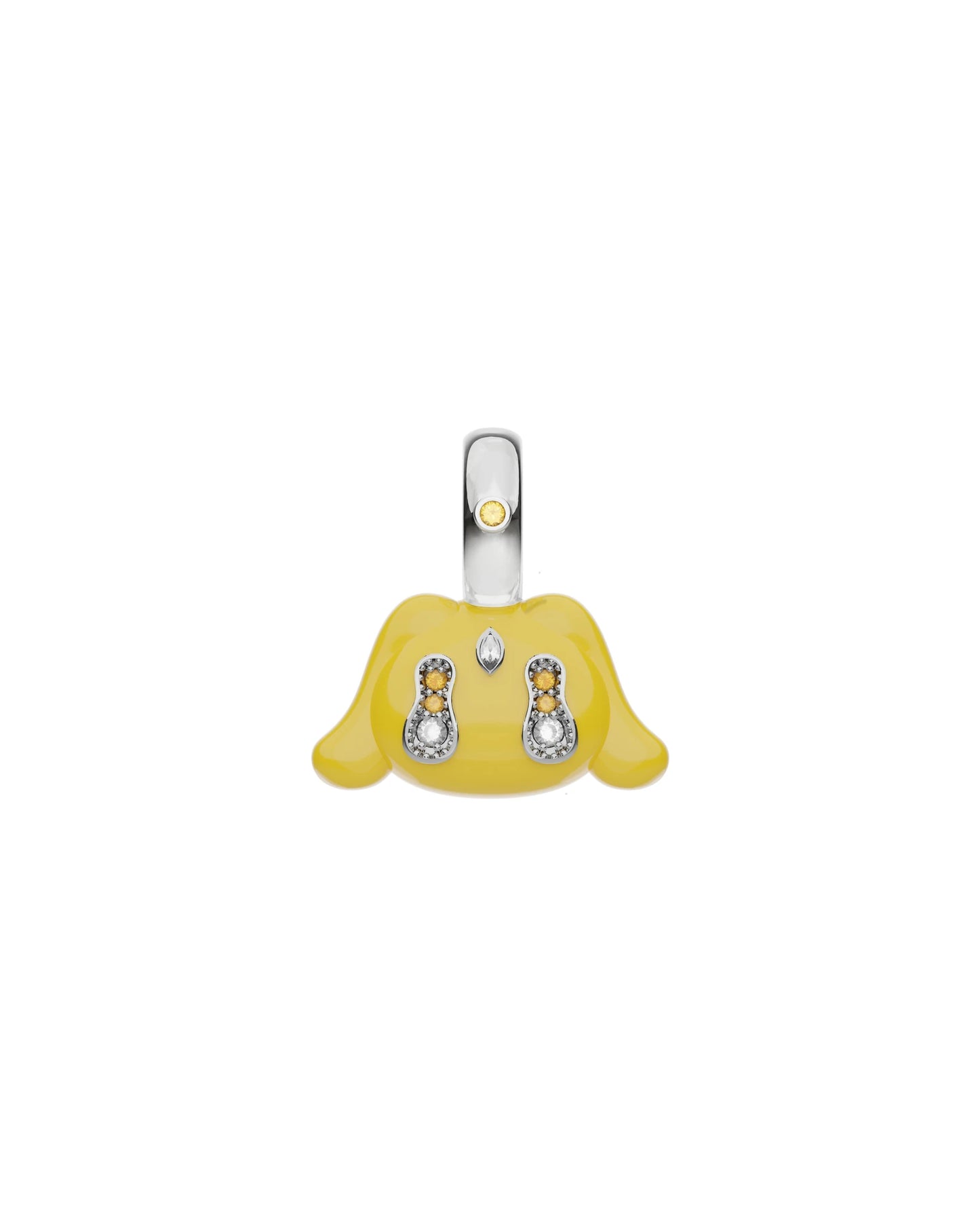 Buda Pendant — White Gold — Yellow — Mini