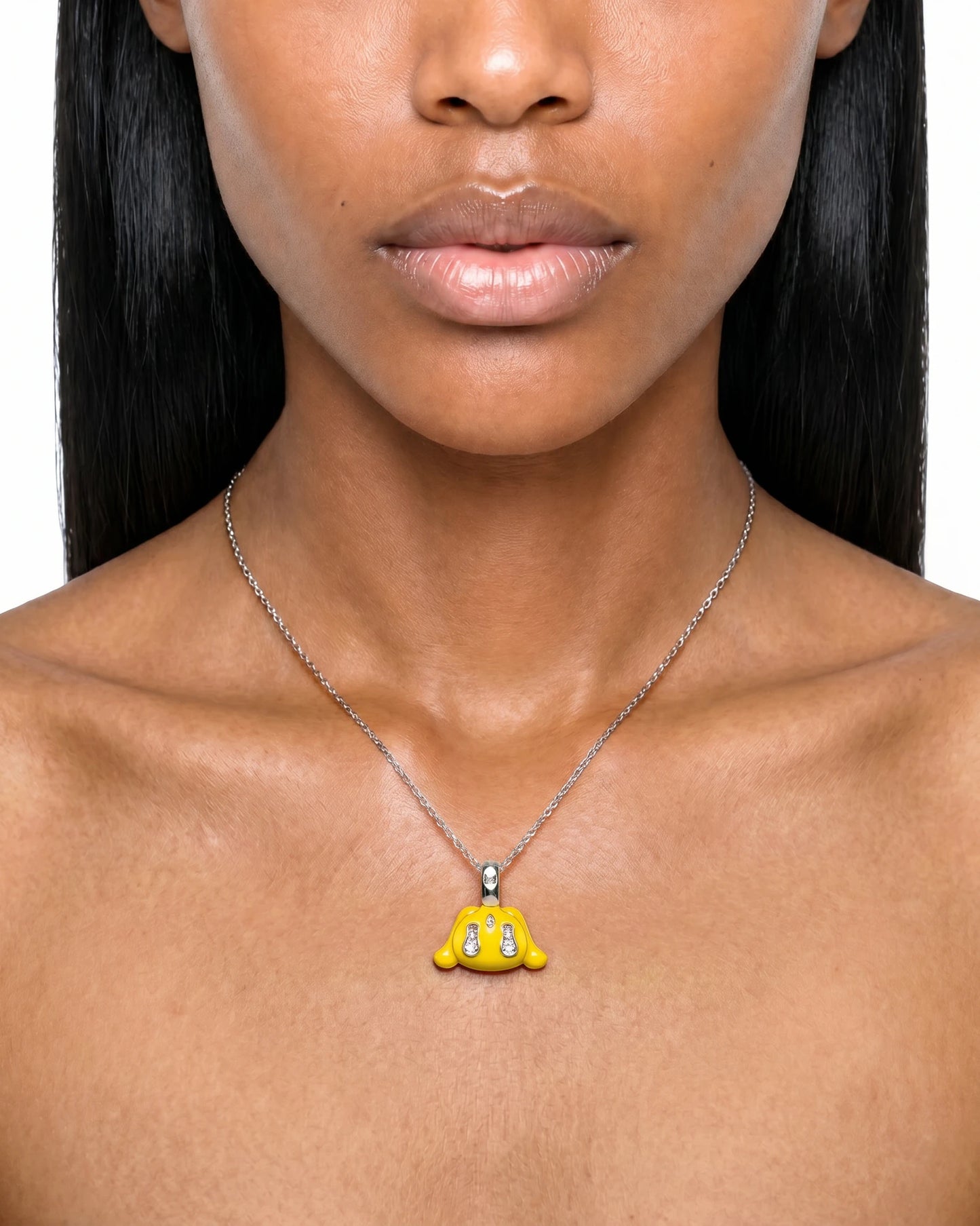 Buda Pendant — White Gold — Yellow — Mini