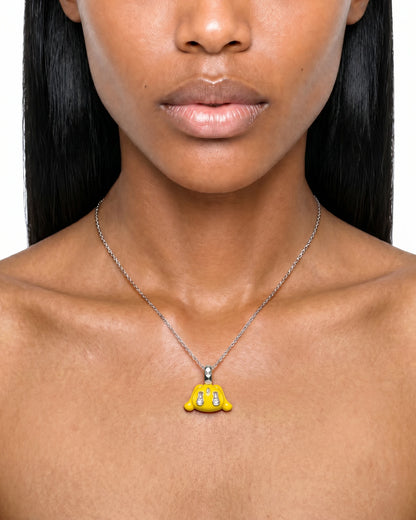 Buda Pendant — White Gold — Yellow — Mini
