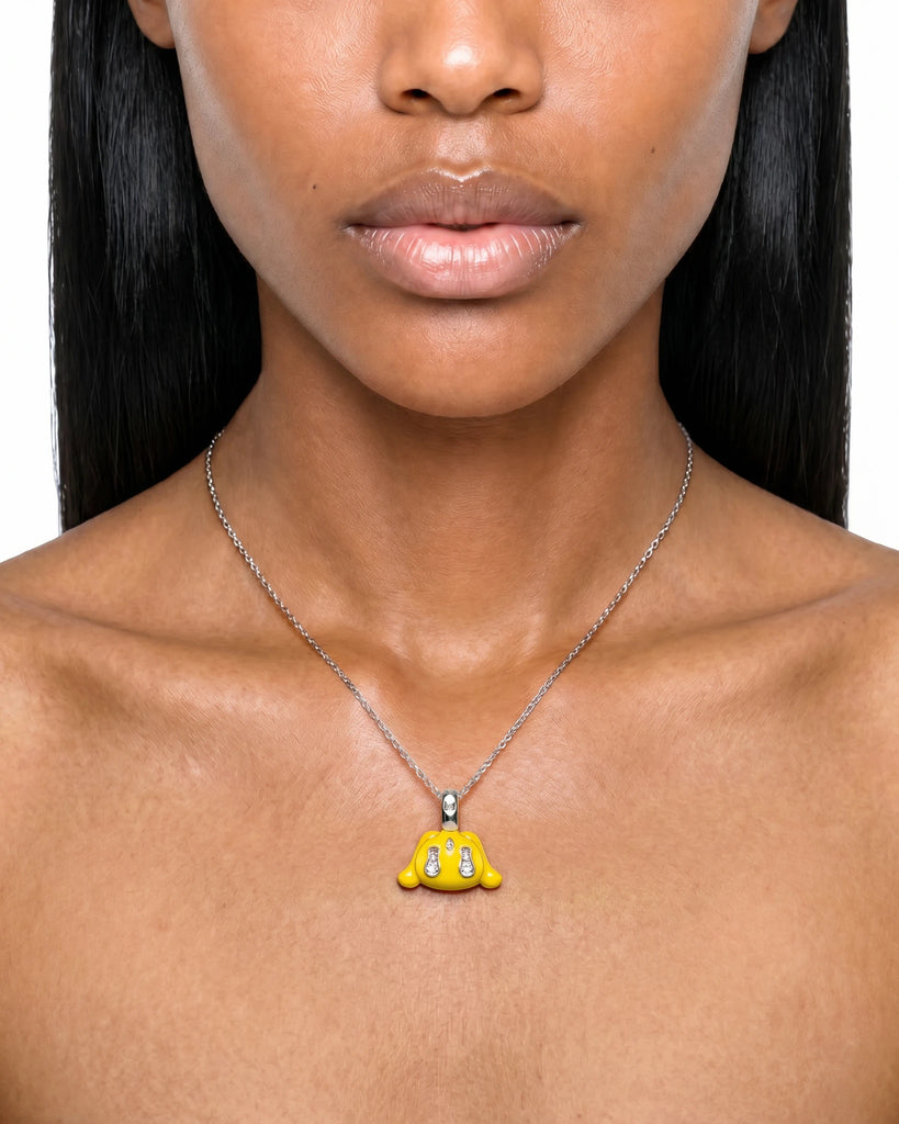 Buda Pendant — White Gold — Yellow — Mini