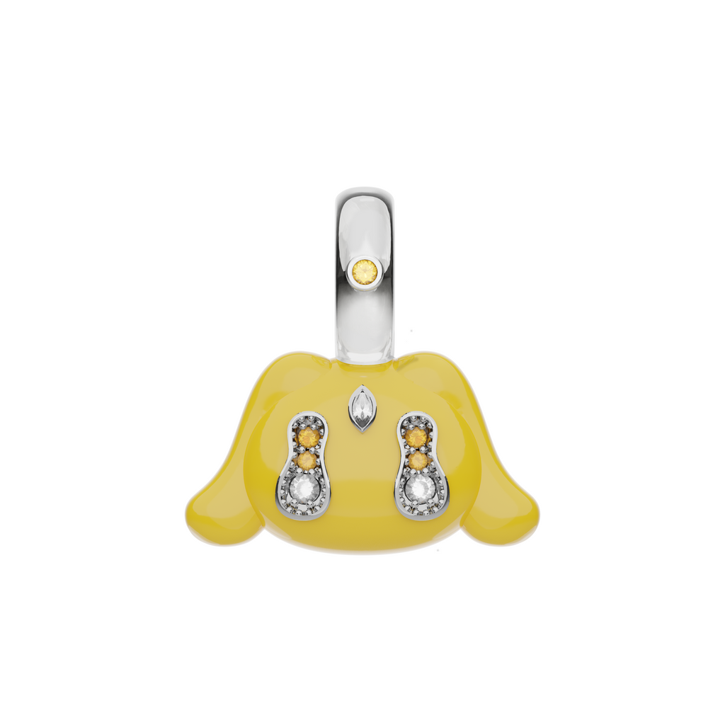 Mini Buda Pendant Yellow