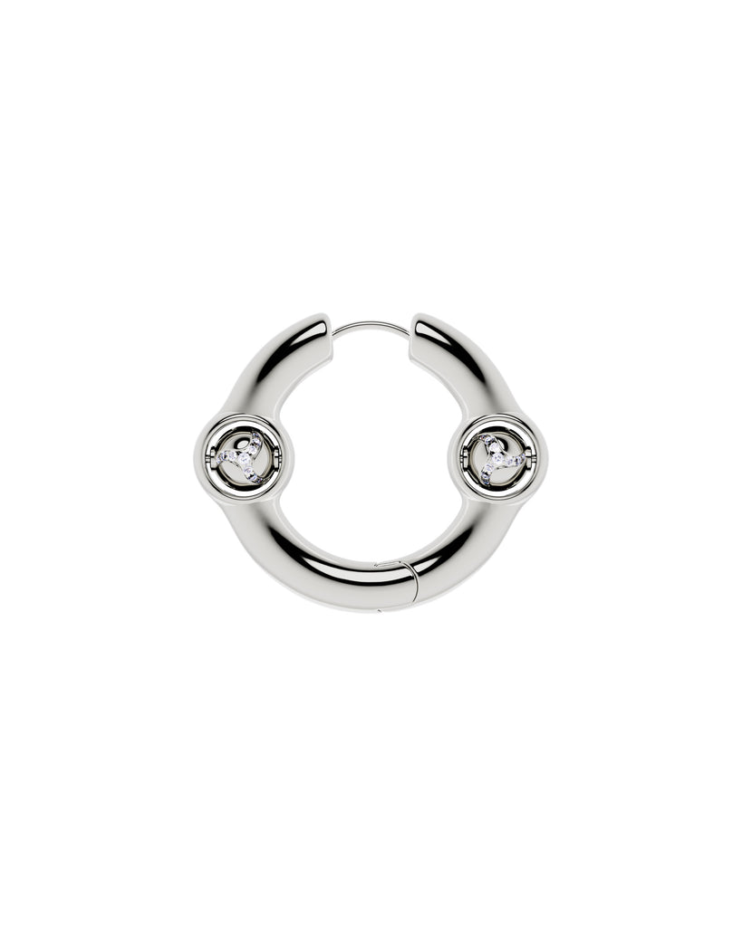 Silver Portal Of Joy Earrings