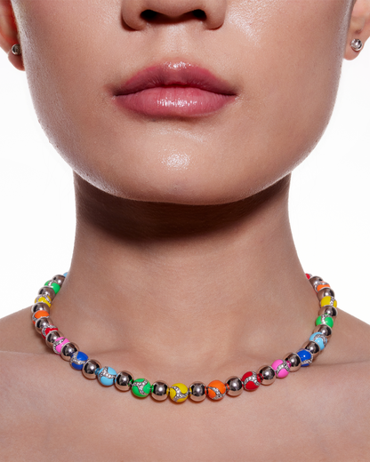 Rainbow Dragon Necklace_Small_model1 _1