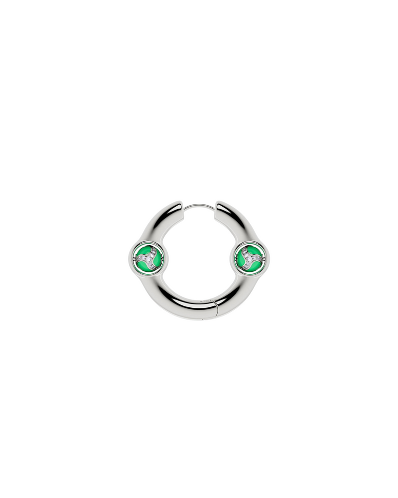 Portal Of Joy Earrings Green Small