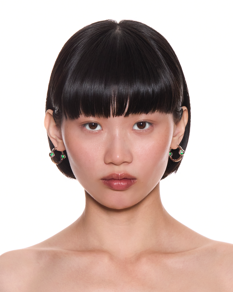Portal Of Joy Earrings Green Small